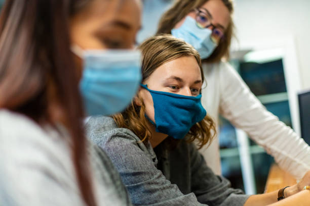 Masks Computing Science 70+ School Computer Lab Mask Stock Photos, Pictures & Royalty-Free ...