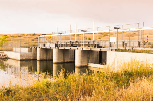 istock The control dam and structure at the end of Buffalo Pound Lake 1266670647