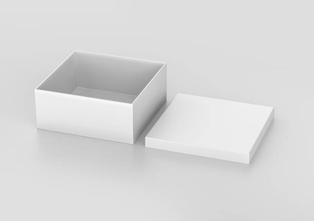 istock White Realistic Square Box Mockup, Blank Cardboard Shoe box, 3d Rendering isolated on white background ready for your design 1266678924