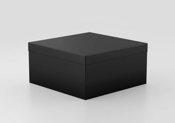 istock White Realistic Square Box Mockup, Blank Cardboard Shoe box, 3d Rendering isolated on white background ready for your design 1266678940