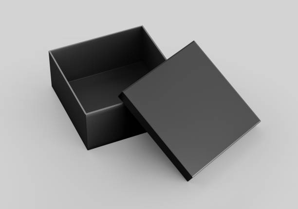 istock White Realistic Square Box Mockup, Blank Cardboard Shoe box, 3d Rendering isolated on white background ready for your design 1266678949