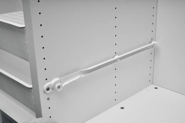 istock Furniture assembly process. Installation of fittings. Do it yourself. 1266684016