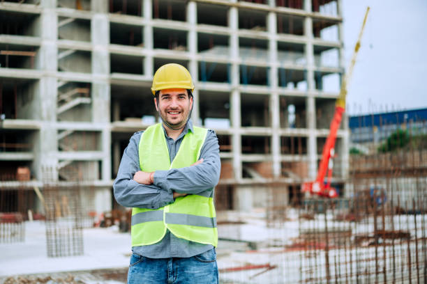 istock Portrait Of Young Architect On Construction Site. 1266685074