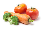 fresh tomato,carrot, broccoli vegetable