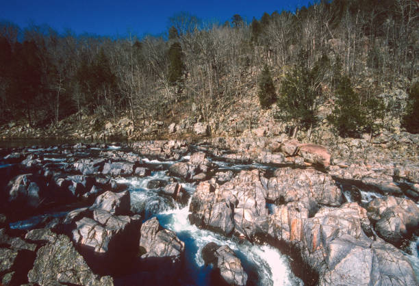 istock Johnson's Shut-ins SP - Cascading Water Wide Angle - 2004 1266701994
