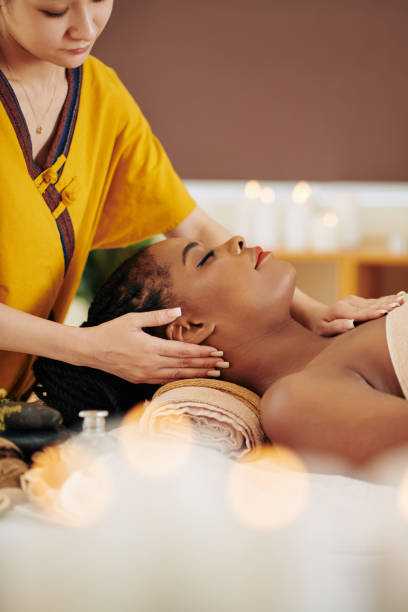 istock Rejuvenating beauty massage 1266702171