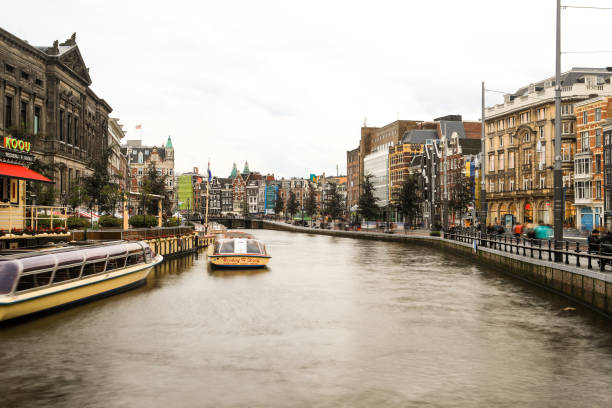 istock canal landscape in Amsterdam 1266704364