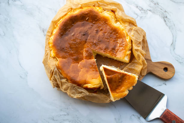 Basque cheesecake,San Sebastian Cheesecake