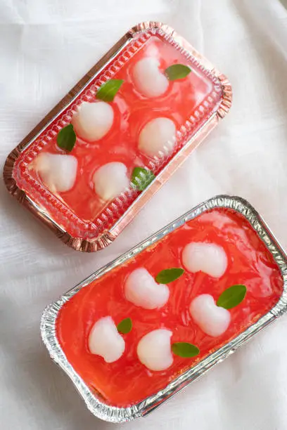 Cup cake Lychee Cake.