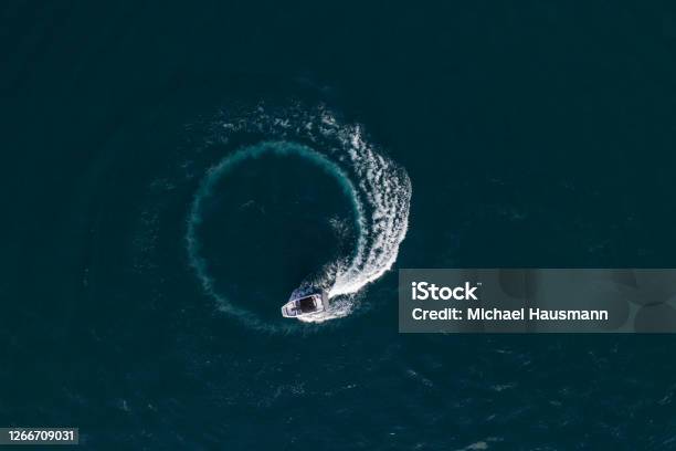 Circles Stock Photo - Download Image Now - Circle, Nautical Vessel, Aerial View