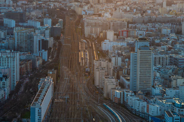 istock The sunset view of skyline in Paris 1266713793