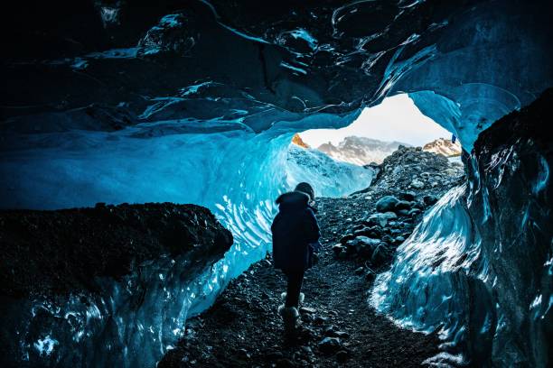 istock Ice cave in Vatnajokull 1266715549