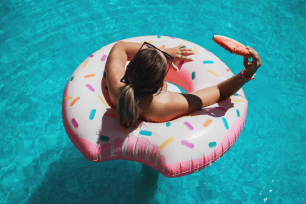 istock Eating and enjoying watermelon 1266719777