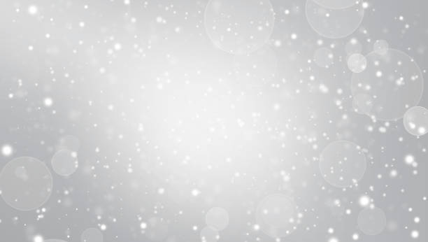 istock Bokeh light, Celebration, defocus glitter blur on gray background. copy space. illustration. 1266725153