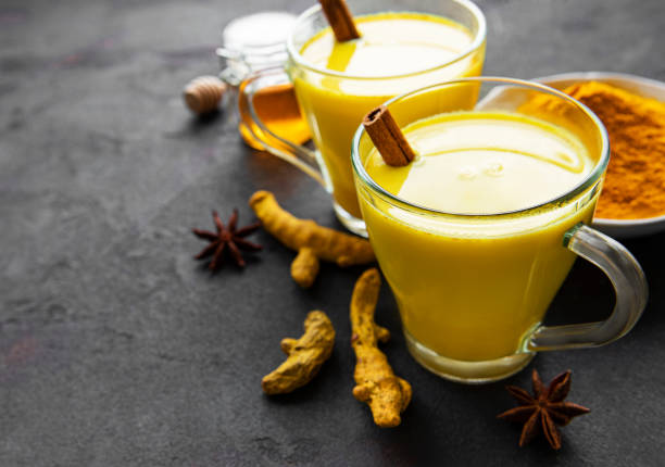 istock Golden turmeric milk 1266727856