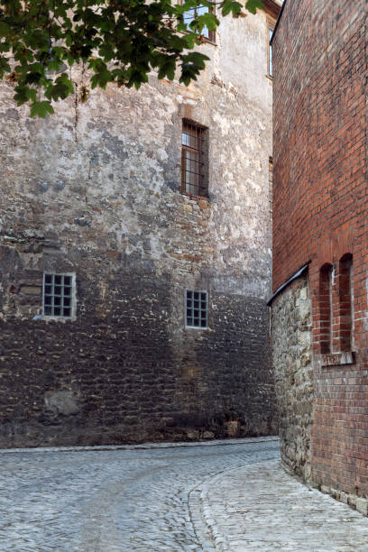 istock medieval lane in the old town 1266731506