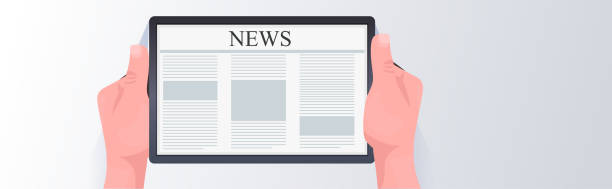 istock human hands using tablet pc reading daily news online newspaper press mass media concept 1266734536