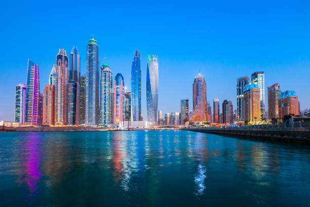 istock Dubai Marina district in Dubai, UAE 1266735740