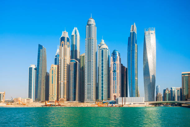 istock Dubai Marina district in Dubai, UAE 1266735748