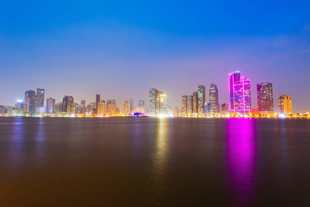 istock Sharjah city centre skyline, UAE 1266735797