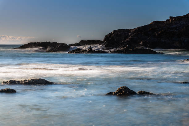 istock Winter at the bay - a seascape with rock formations 1266736002