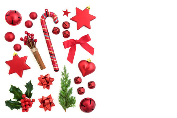 istock Composition of Festive Christmas Symbols 1266740022