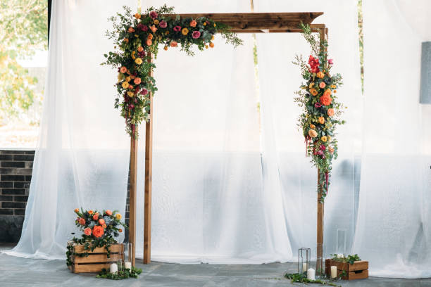 istock Arch for the wedding ceremony 1266740747