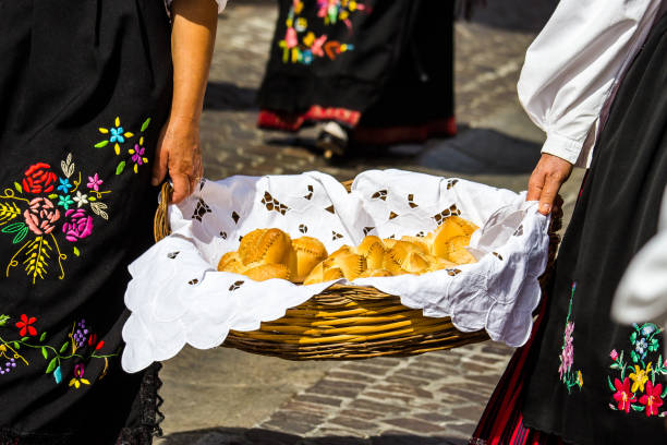istock Traditional Sardinian costumes 1266742365