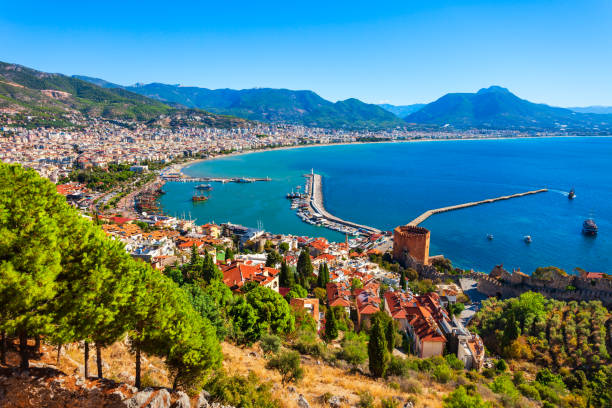 istock Alanya aerial panoramic view, Turkey 1266742504