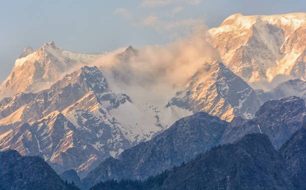 istock Fantastic views of snow capped mountains 1266742586