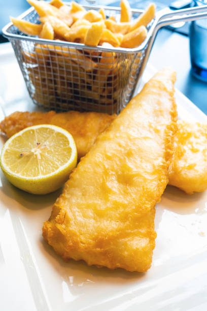 istock British Traditional fish and chips and tartar sauce 1266743973