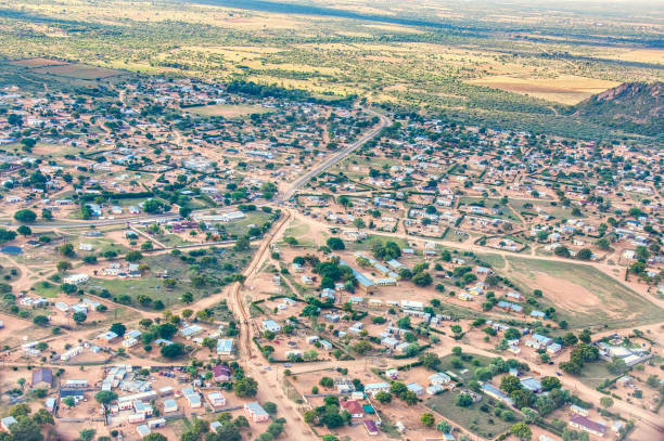 istock scattered village in Botswana 1266745371