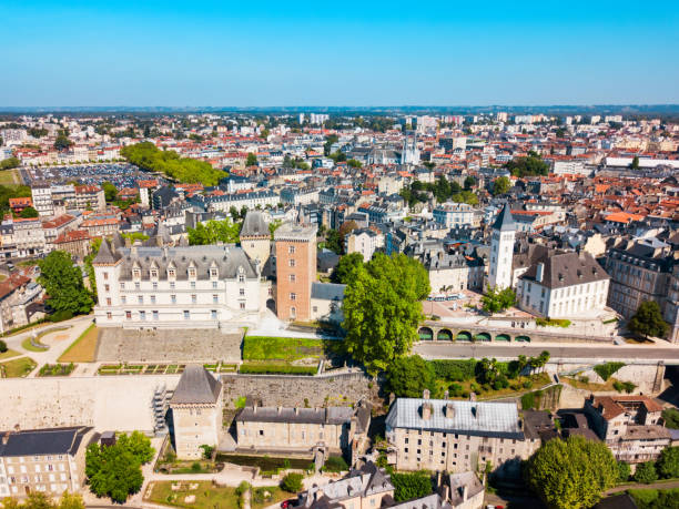 istock Pau aerial panoramic view, France 1266746514