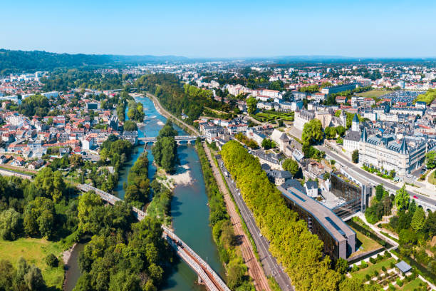istock Pau aerial panoramic view, France 1266746520