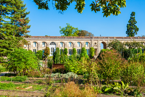 Bordeaux public garden or Jardin public de Bordeaux in France