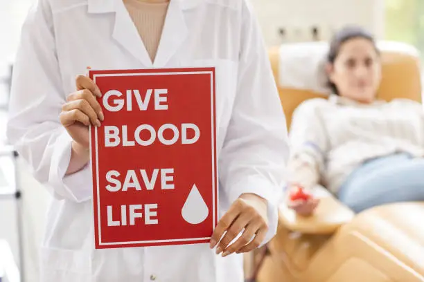 Photo of Give blood safe life