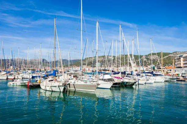 Photo of Yachts in Toulon port, France