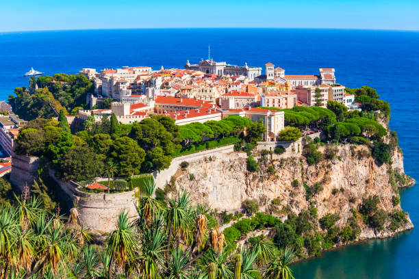 istock Monte Carlo, Monaco aerial view 1266751565