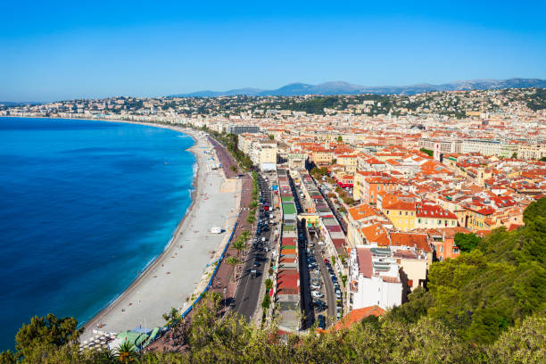 istock Nice aerial panoramic view, France 1266751570