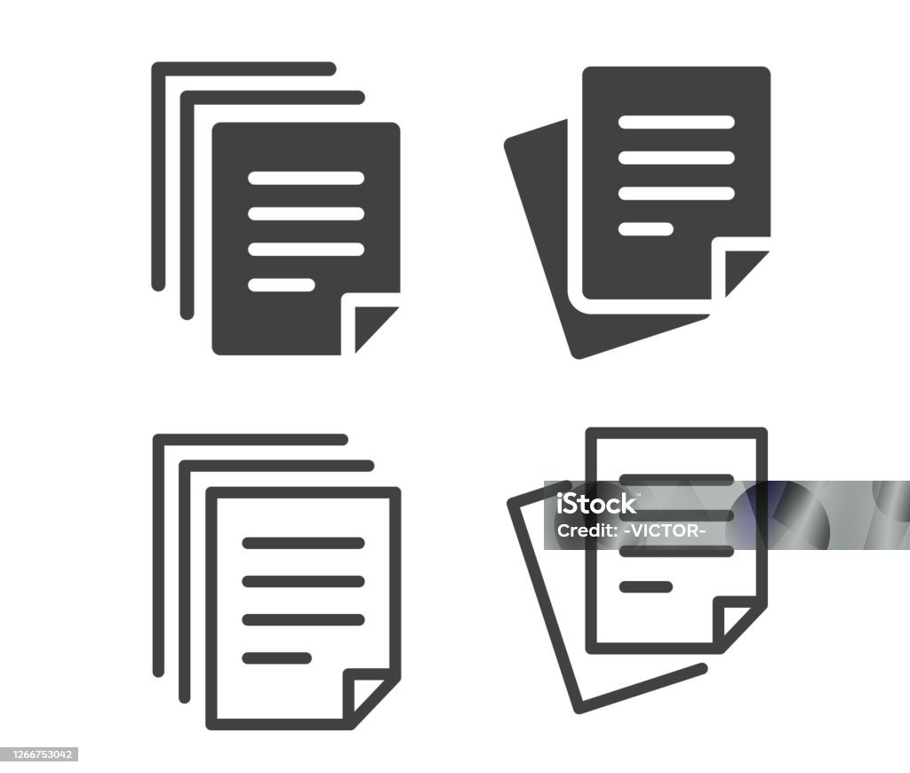 Документы - Иллюстрационной иконки - Векторная графика Иконка роялти-фри Документы - Иллюстрационной иконки - Векторная графика Иконка роялти-фри
