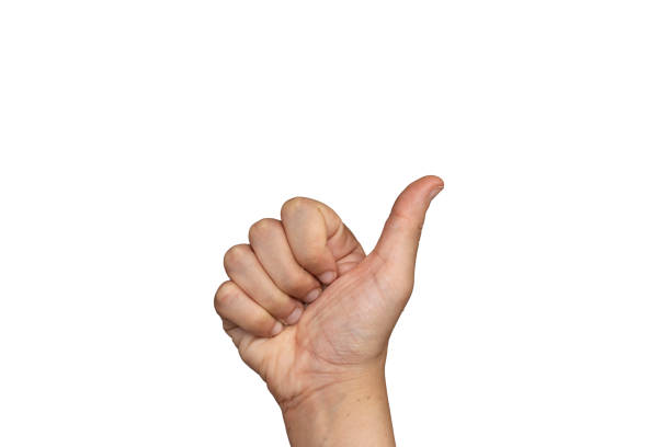 istock hand thump up sign isolated on white background 1266753867