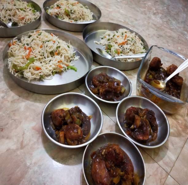 istock Chowmein ( Chinese Noodles) & Manchurian 1266759515