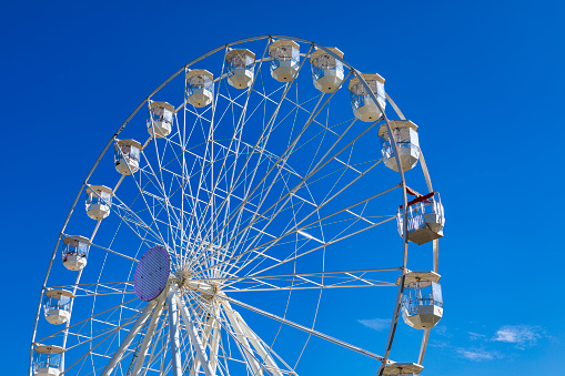 View Of  Ferris Wheel In Eastbourne, East Sussex, UK