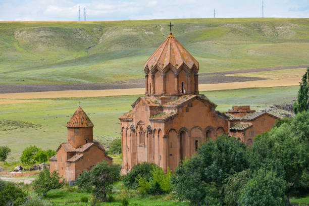 istock Beautiful church in nature. Monastery complex in Armenia 1266784310