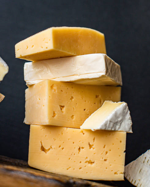istock cheese assortment of different types of hard and soft cheeses serving portion size raw natural product top view copy space text space 1266786343