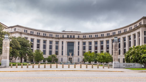 The Frank M. Johnson Jr. Federal Building and United States Courthouse stock photo