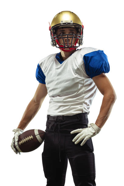 istock American football player in action isolated on white studio background 1266796581
