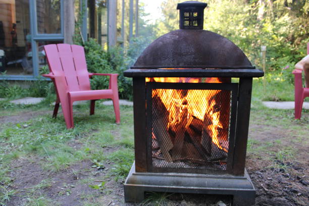 ognisko - fire pit fire fireplace outdoors zdjęcia i obrazy z banku zdjęć