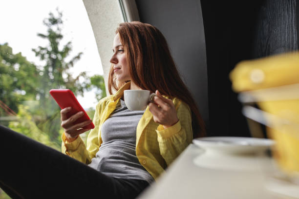 istock Contemplating while enjoying coffee in the morning 1266807539
