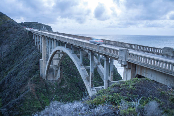 istock Moody sky and a bridge Big Sur, California 1266809969